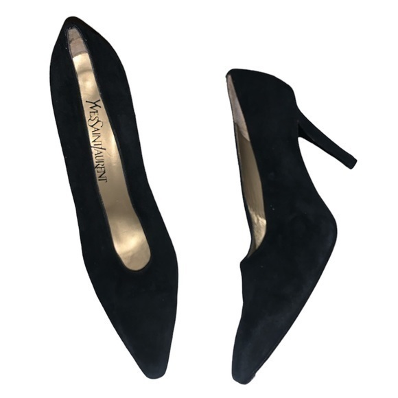 YSL 10.5 M black heels - Picture 1 of 4